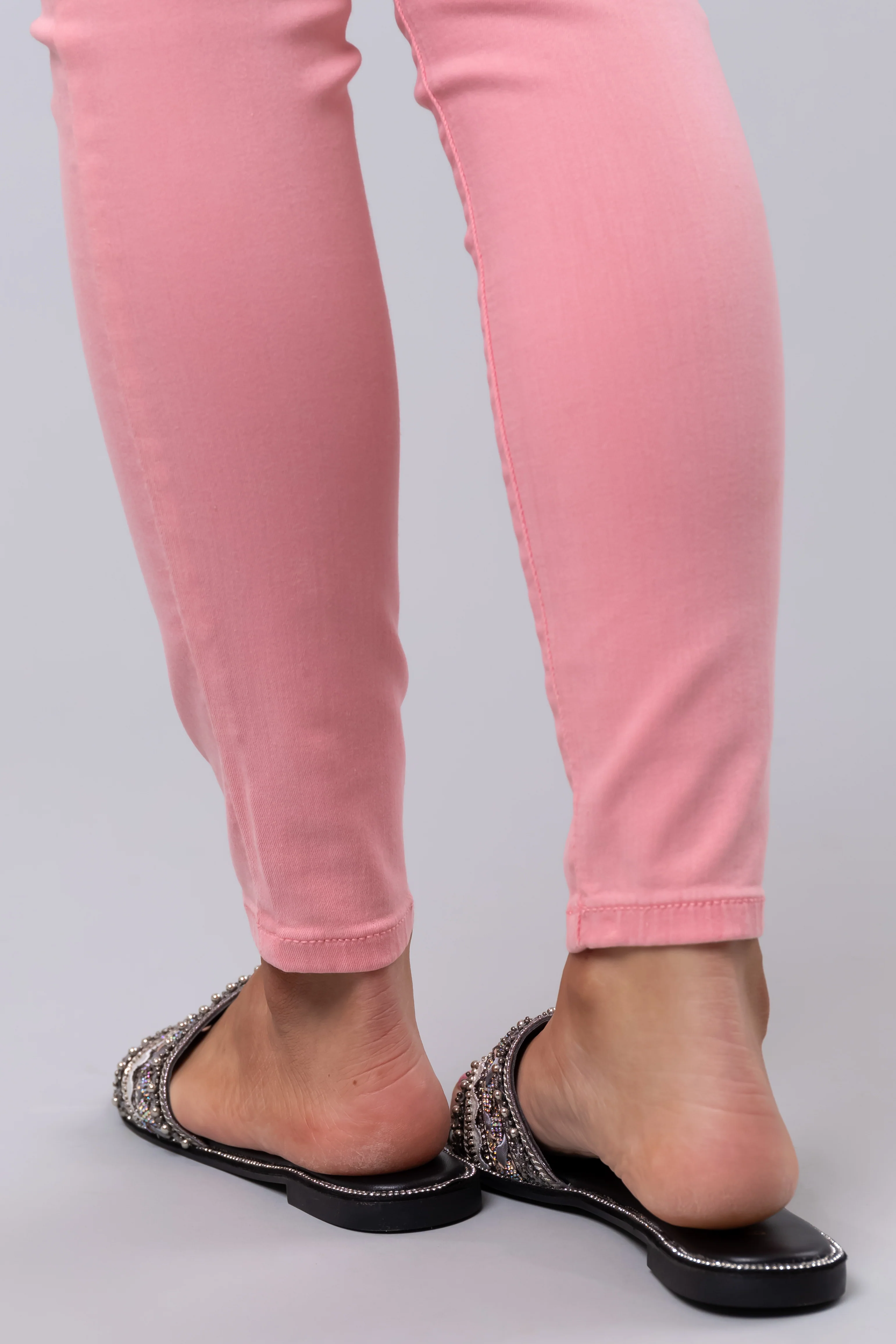 Black Multi Embellished Strap Sandals - Image 3