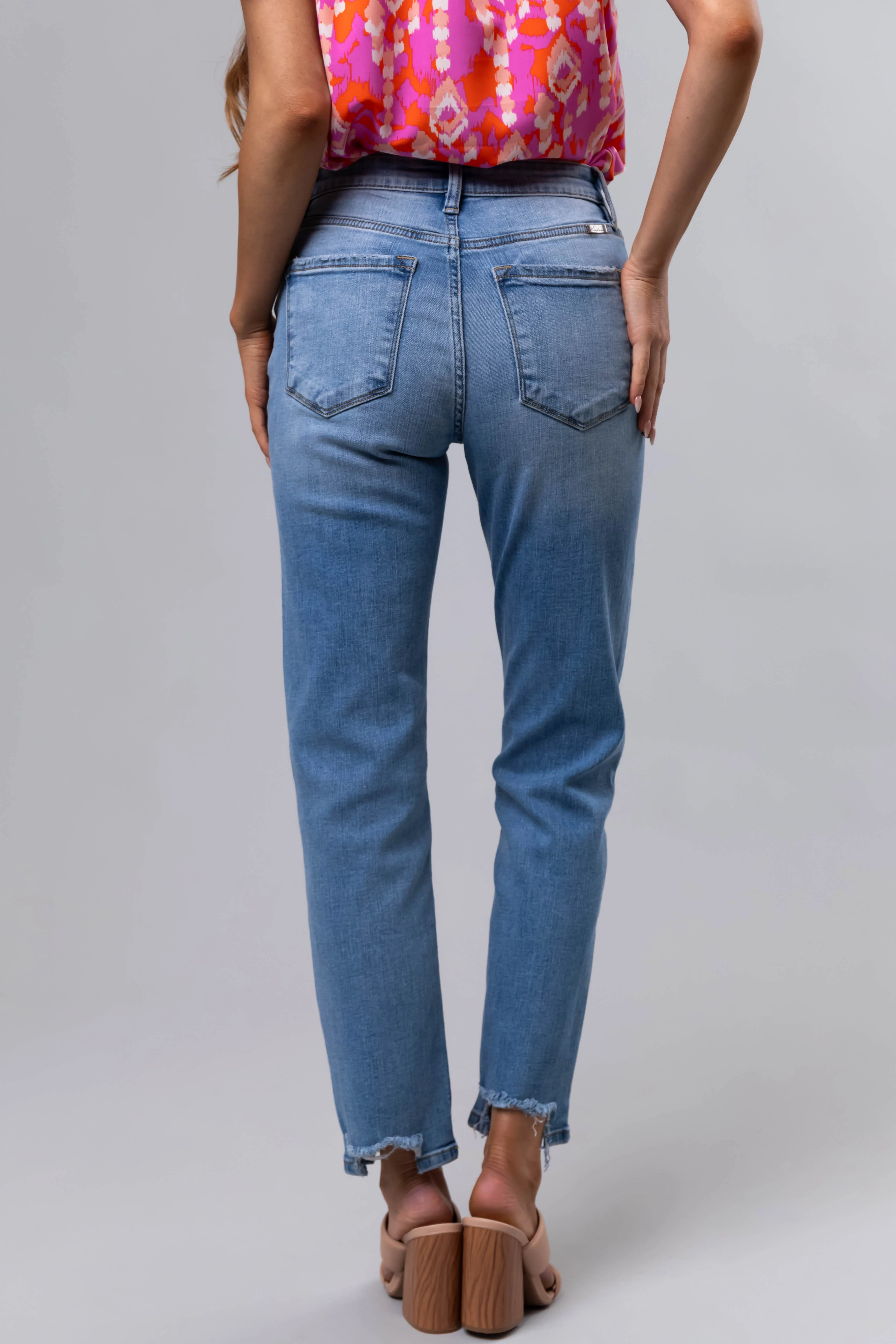 KanCan High Rise Straight Leg Jeans - Image 4
